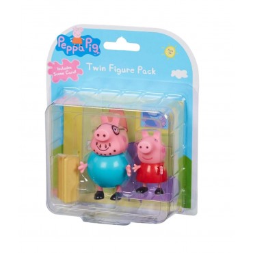 Peppa Pig Living Room Scene with Daddy Pig